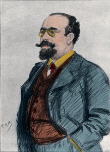 Portrait of Lazare Bernard (Bernard Lazare) (1865-1903), French Jewish literary critic, political journalist, polemicist, and anarchist